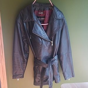Women's Wilson's black leather jacket